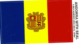 Andorran Vinyl Flag Decal