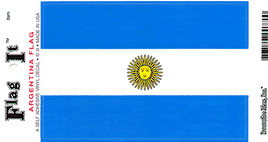 Argentina Vinyl Flag Decal