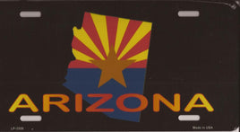 Arizona Flag License Plate