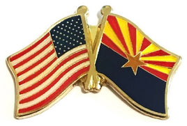Arizona State Flag Lapel Pin - Double