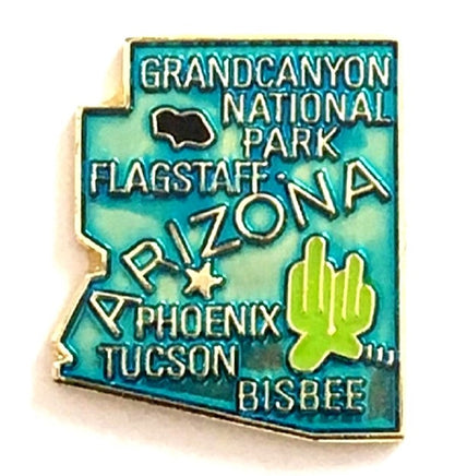 Arizona State Lapel Pin - Map Shape