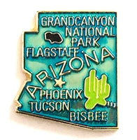 Arizona State Lapel Pin - Map Shape