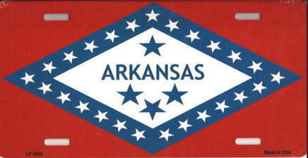 Arkansas Flag License Plate
