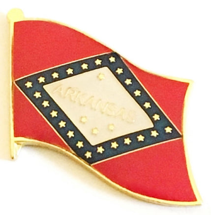 Arkansas State Flag Lapel Pin - Single