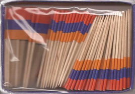 Armenia Toothpick Flags