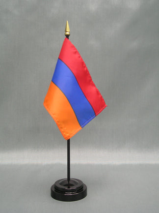 Armenian Deluxe Miniature Flag