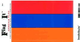 Armenian Vinyl Flag Decal