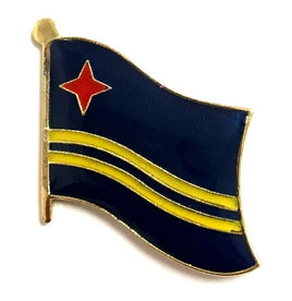 Aruba Flag Lapel Pins - Single