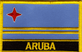 Aruba Flag Patch - With Name