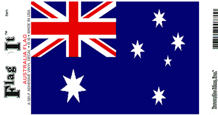 Australian Vinyl Flag Decal