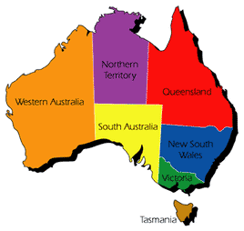 Australian 8 Flag Set