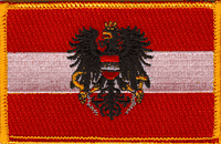 Austria (with Eagle) Flag Patch