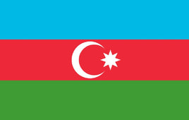 Azerbaijan 3'x5' Nylon Flag