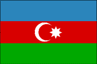 Azerbaijan Polyester Flag