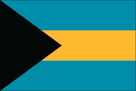 Bahamas 3'x5' Nylon Flag