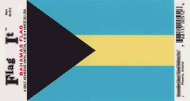 Bahamas Vinyl Flag Decal