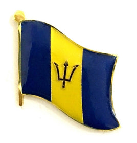 Barbados Flag Lapel Pins - Single