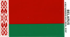 Belarus Vinyl Flag Decal