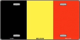 Belgium flag License Plate
