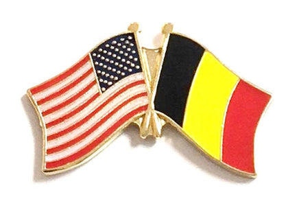 Belgium Friendship Flag Lapel Pins