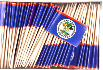 Belize Toothpick Flags