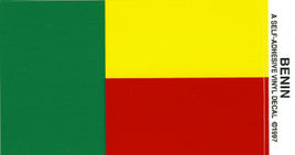 Benin Vinyl Flag Decal