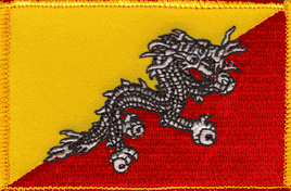 Bhutan Flag Patch