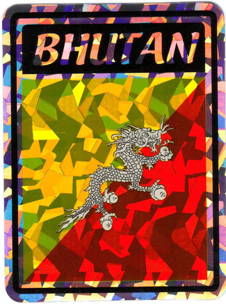 Bhutan Reflective Decal