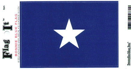 Bonnie Blue Flag Decal
