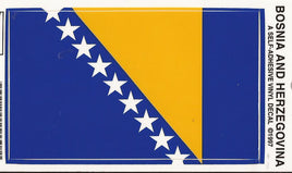 Bosnia and Herzegovina Vinyl Flag Decal