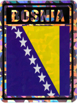 Bosnia & Herzegovina Reflective Decal