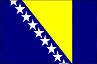 Bosnian Polyester Flag