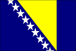 Bosnian Polyester Flag