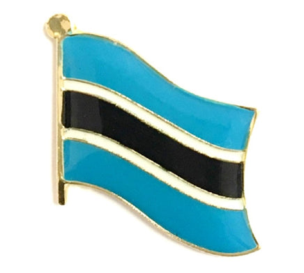 Botswana Flag Lapel Pins - Single
