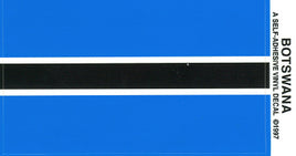 Botswana Vinyl Flag Decal
