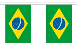 Brazil String Flag Bunting
