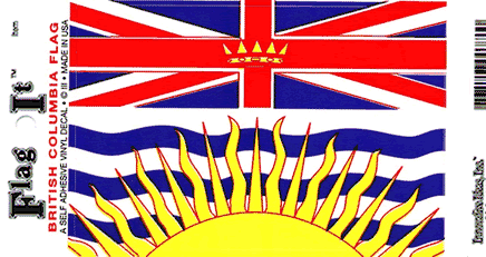 British Columbia Flag Decal