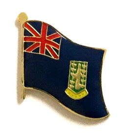 British Virgin Islands Flag Lapel Pins - Single
