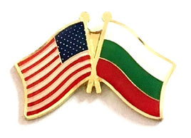 Bulgarian Friendship Flag Lapel Pins