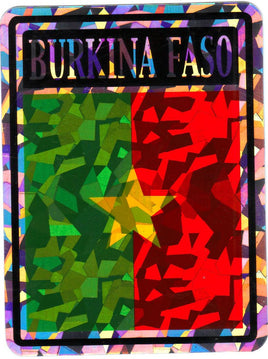 Burkina Faso Reflective Decal