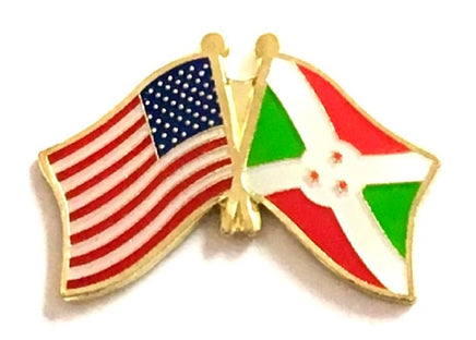 Burundi Friendship Flag Lapel Pins