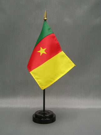 Cameroon Deluxe Miniature Flag