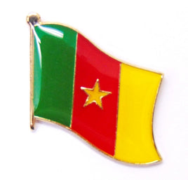 Cameroon Flag Lapel Pins - Single