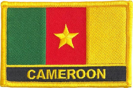 Cameroon Flag Patch - Wth Name