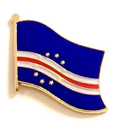 Cape Verde Flag Lapel Pins - Single