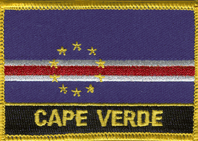 Cape Verde Flag Patch - Wth Name