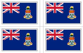 Cayman Islands Flag Stickers - 50 per sheet