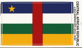 Central African Republic Vinyl Flag Decal