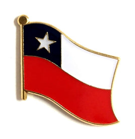 Chile Flag Lapel Pins - Single