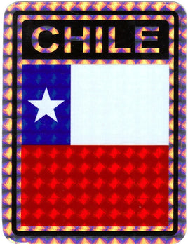 Chile Reflective Decal